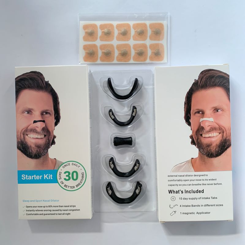 Breathing Refill Tabs – Magnetic Nasal Strips for Sleeping – Snoring Solution – for Better Breathing, Sleep & Exercise, All-Night Comfort