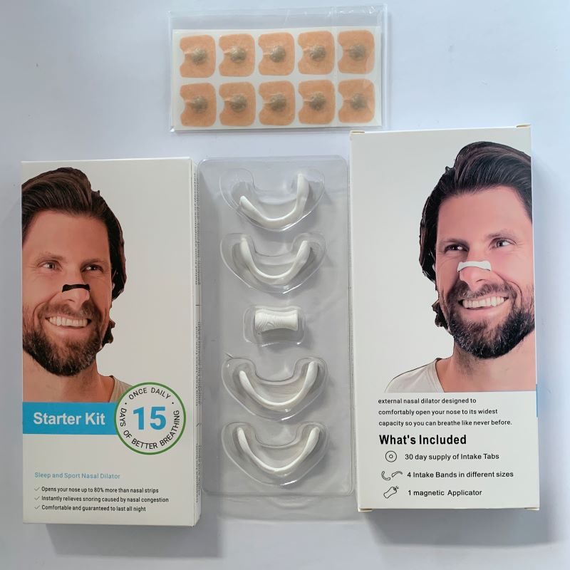 Breathing Refill Tabs – Magnetic Nasal Strips for Sleeping – Snoring Solution – for Better Breathing, Sleep & Exercise, All-Night Comfort
