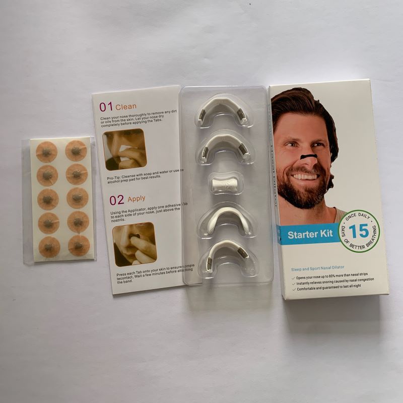 Breathing Refill Tabs – Magnetic Nasal Strips for Sleeping – Snoring Solution – for Better Breathing, Sleep & Exercise, All-Night Comfort