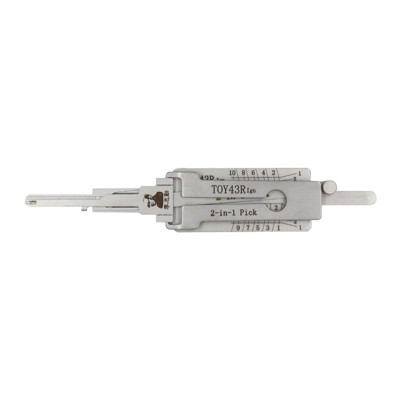 Mr. Li's Original Lishi TOY43R (Ignition) 2in1 Decoder and Pick for Subaru/GMC/Chevy