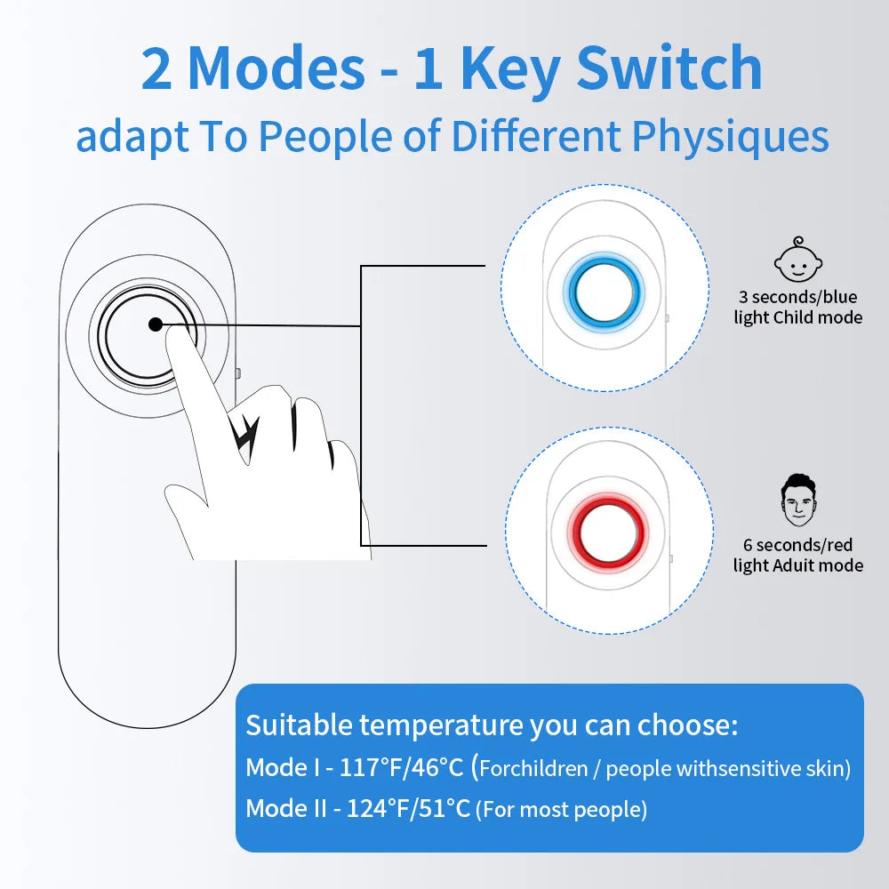 2-in-1 electric anti-itching instrument ceramic physical heating mosquitos quick itching device