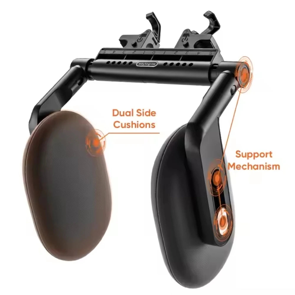 Car Seat Headrest Pillow Adjustable Head Support Pillow Car Interior U Shaped Pillow Travel Sleeping Cushion for Kids Adults