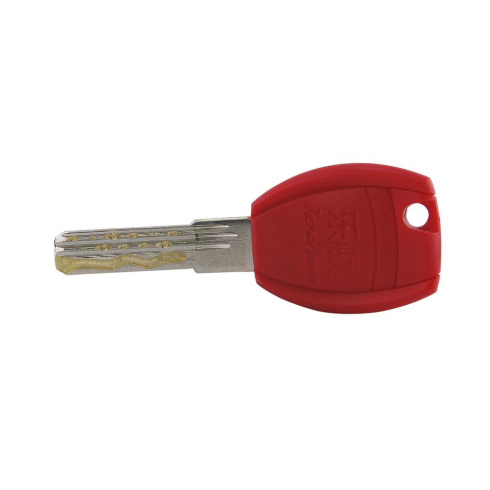 Clear Double-Ended 11 Pin Euro Cylinder Practice Lock