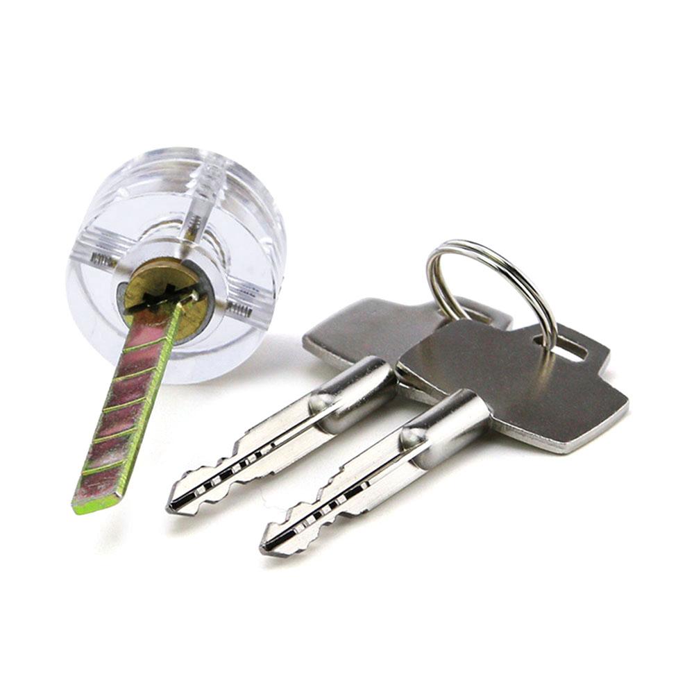 Clear Cruciform (Cross) Practice Lock