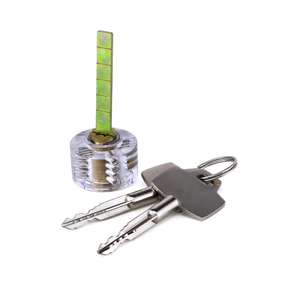 Clear Cruciform (Cross) Practice Lock