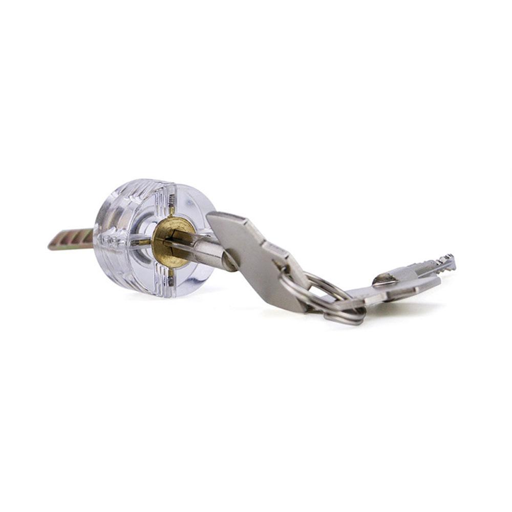 Clear Cruciform (Cross) Practice Lock