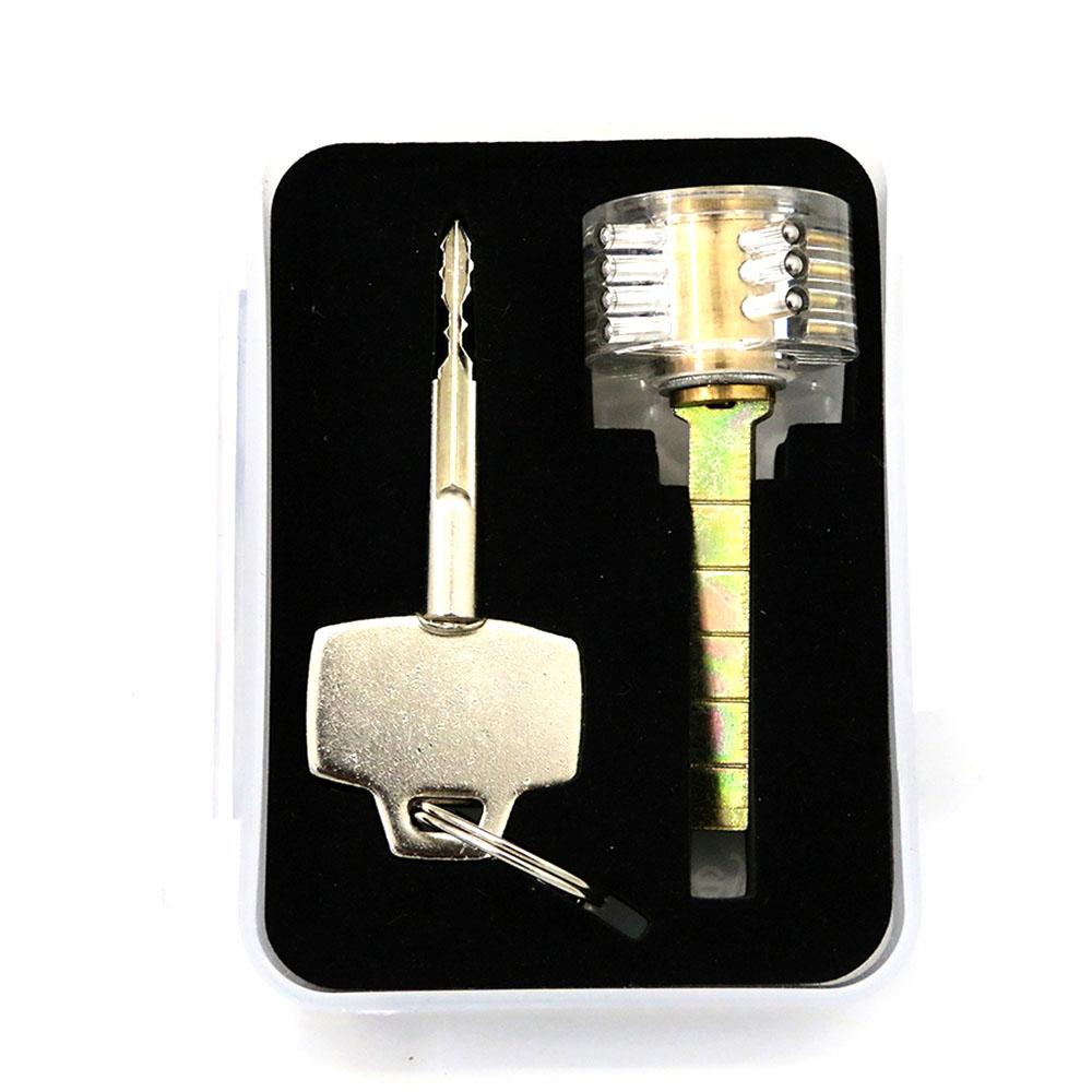 Clear Cruciform (Cross) Practice Lock