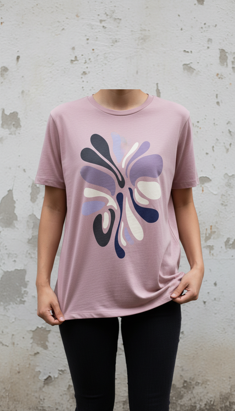 Ash pink exclusive artist design tee