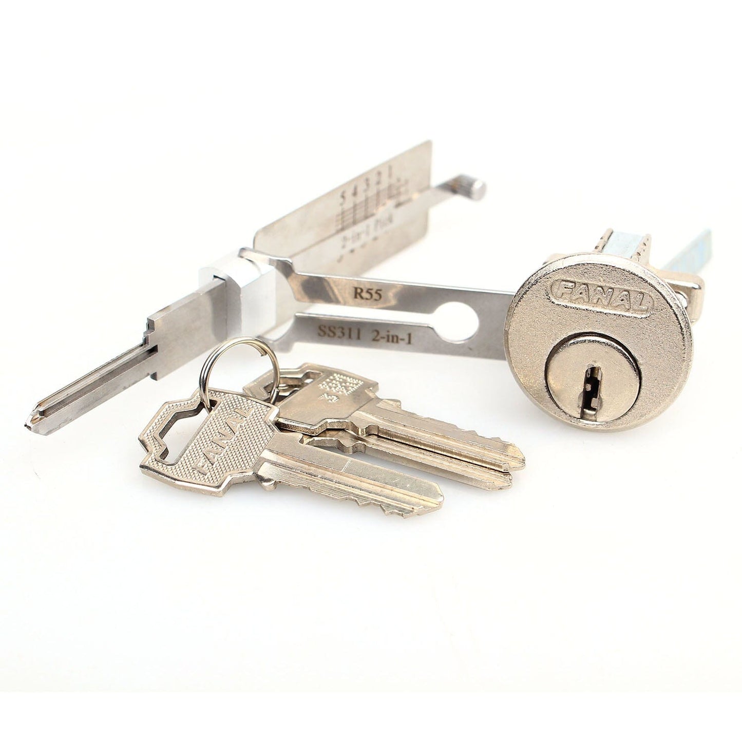 Lishi Style R55 2-in-1 Decoder and Pick for Fanal Locks
