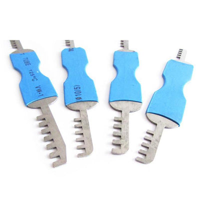 KLOM 4 Piece Comb Padlock Picks