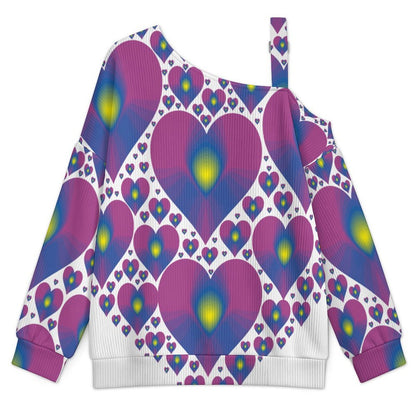 Off-the-shoulder SweaterPurple Heart Women’s Off-Shoulder Knit Sweater
