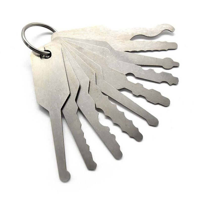Auto Jigglers (10 Pieces) Tryout Keys for Cars
