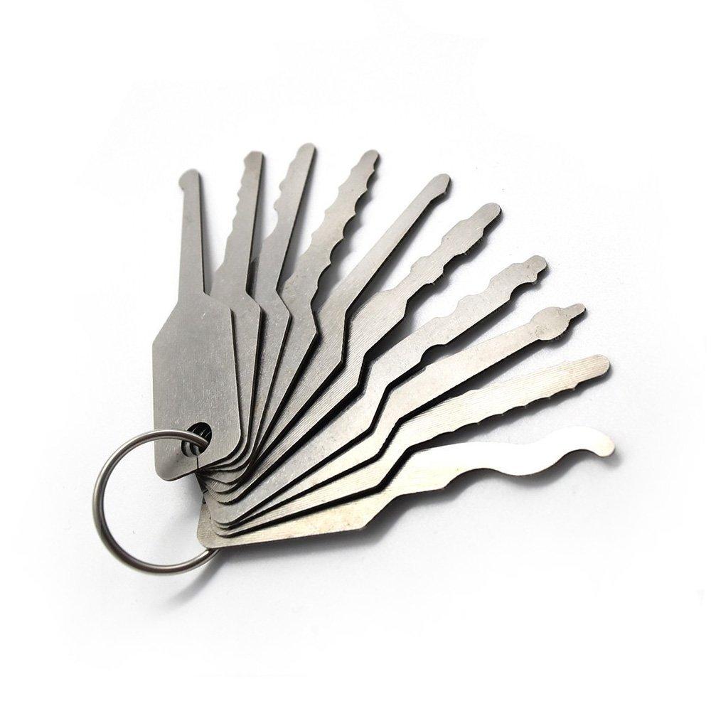 Auto Jigglers (10 Pieces) Tryout Keys for Cars