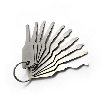 Auto Jigglers (10 Pieces) Tryout Keys for Cars