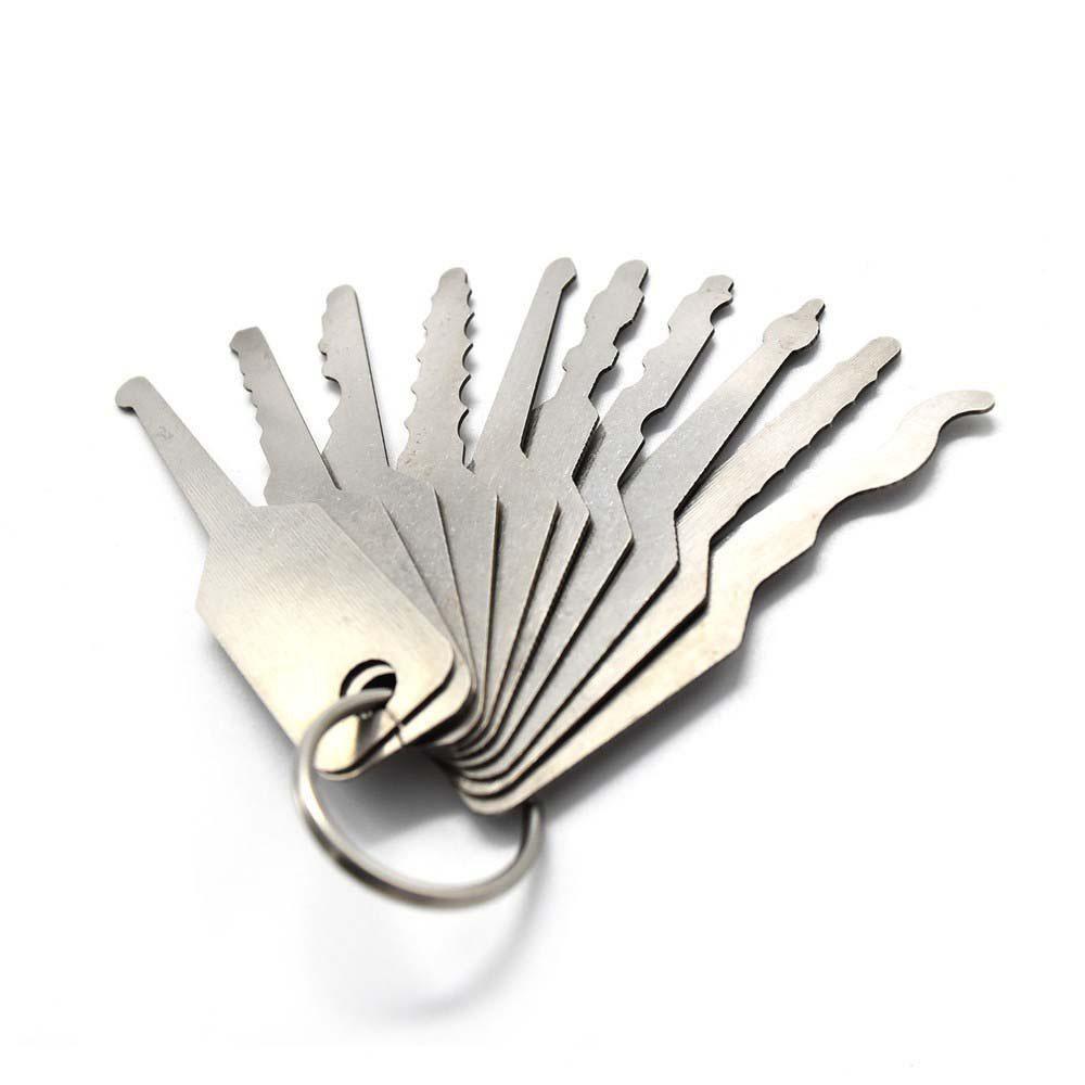 Auto Jigglers (10 Pieces) Tryout Keys for Cars