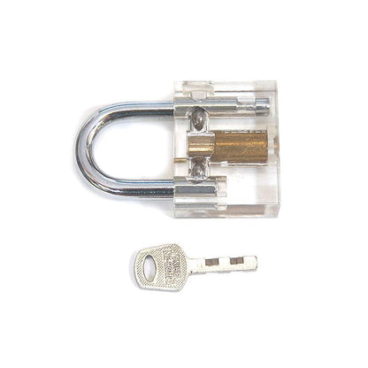 Clear Disc Detainer Practice Padlock Lock Pick Training Aid