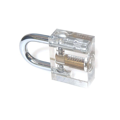 Clear Disc Detainer Practice Padlock Lock Pick Training Aid