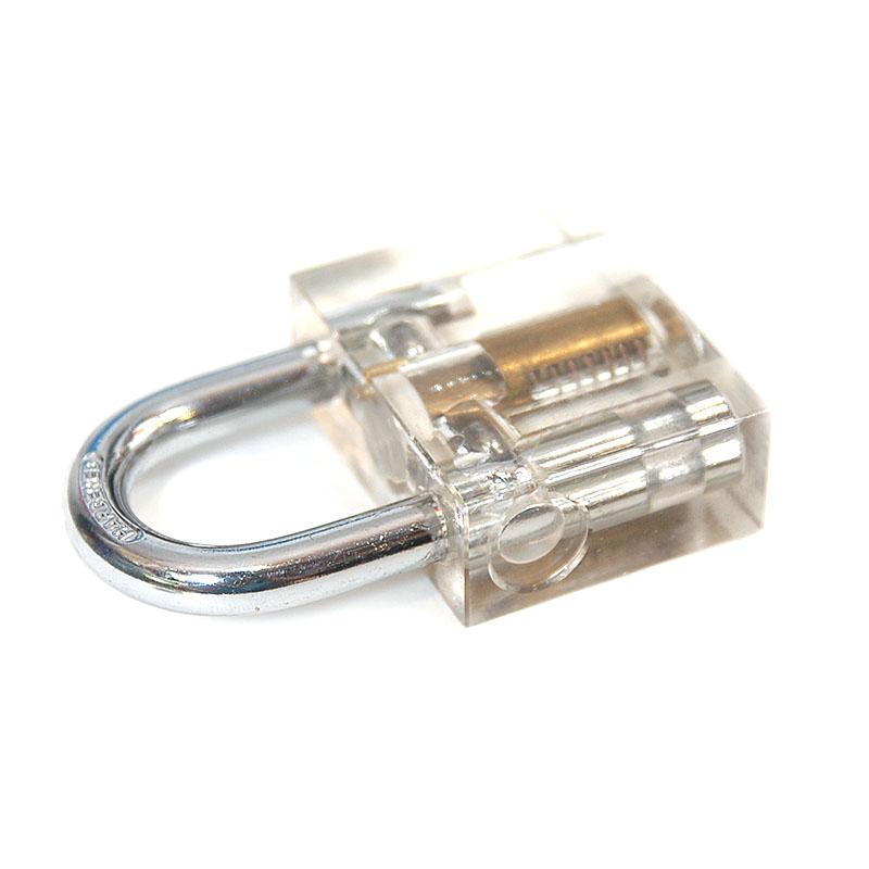 Clear Disc Detainer Practice Padlock Lock Pick Training Aid