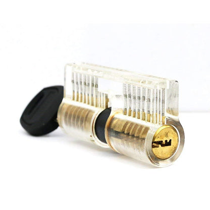 Clear Transparent Practice Locks - 5 Pack