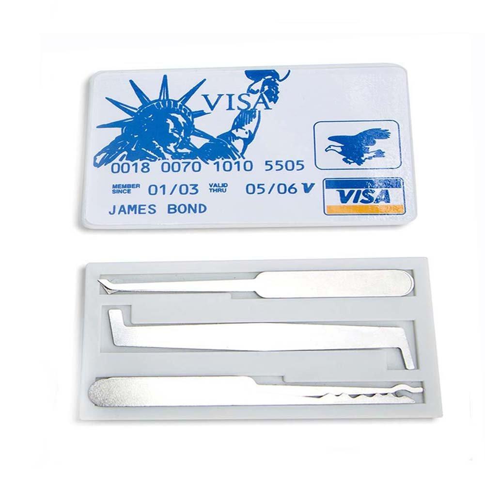 Credit Card Lock Pick Set "James Bond" (2 Pieces)