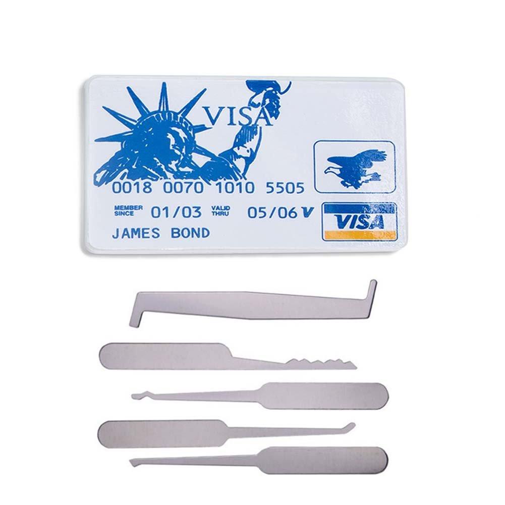 Credit Card Lock Pick Set "James Bond" (2 Pieces)