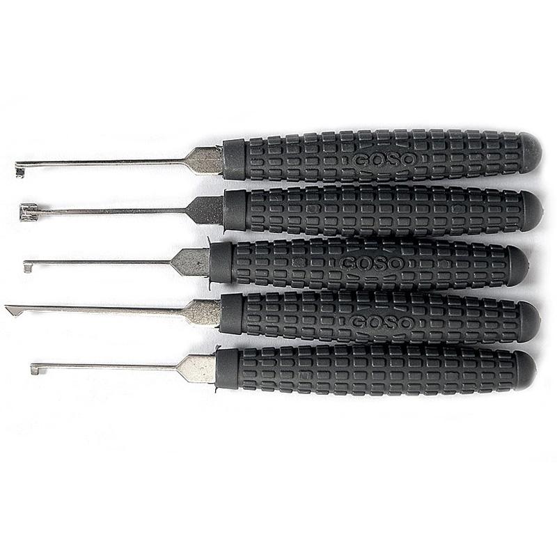 GOSO 14 Piece Dimple Lock Pick Set - Round Handle