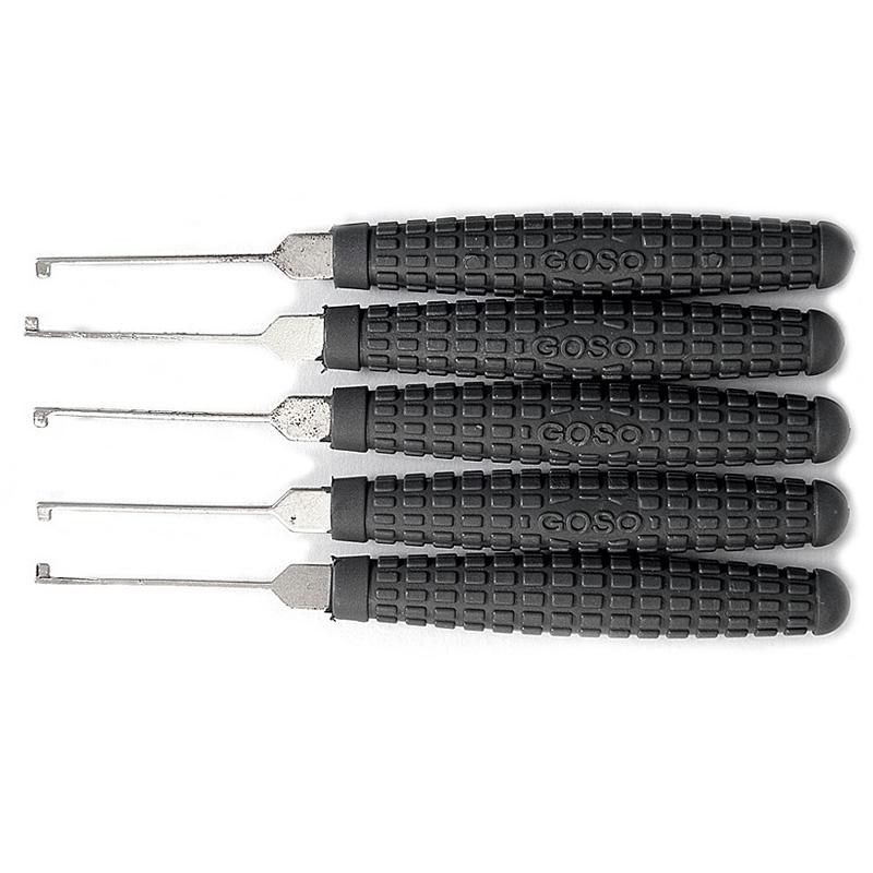 GOSO 14 Piece Dimple Lock Pick Set - Round Handle