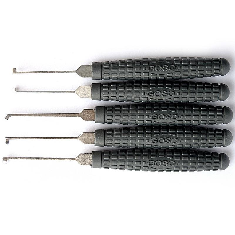 GOSO 14 Piece Dimple Lock Pick Set - Round Handle