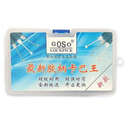 GOSO 14 Piece Dimple Lock Pick Set - Round Handle