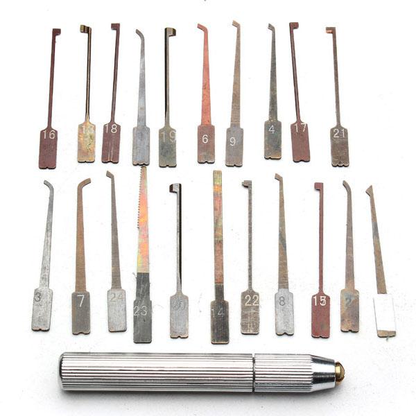 GOSO Interchangeable 21-Piece Lock Pick Set