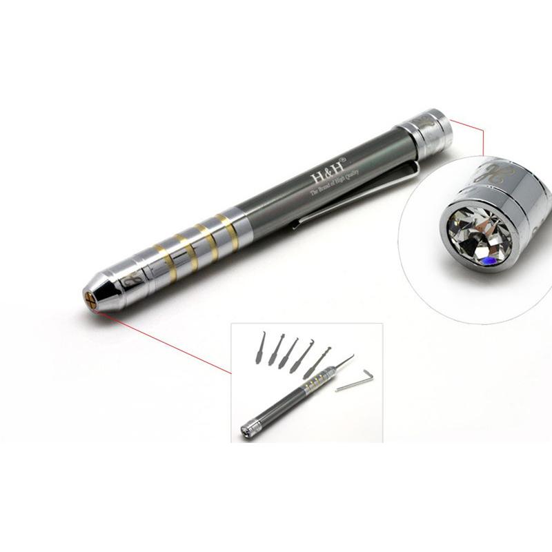 Diamond Concealed Lock Pick Pen - Secret Agent Spy Hidden Pick Set
