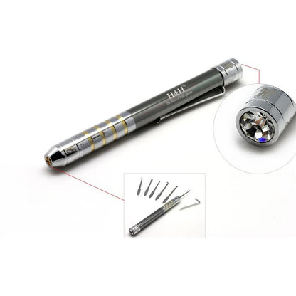 Diamond Concealed Lock Pick Pen - Secret Agent Spy Hidden Pick Set