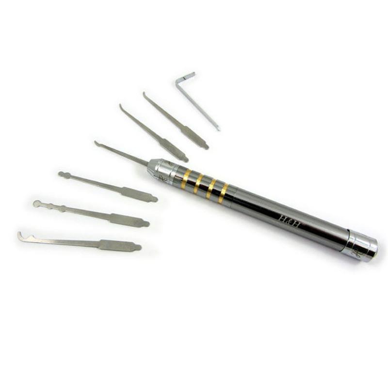 Diamond Concealed Lock Pick Pen - Secret Agent Spy Hidden Pick Set