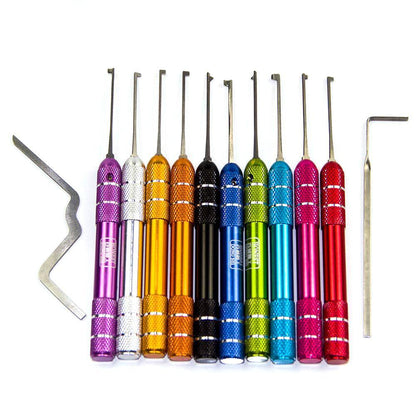 HONEST 10 Piece Dimple Lock Pick Set