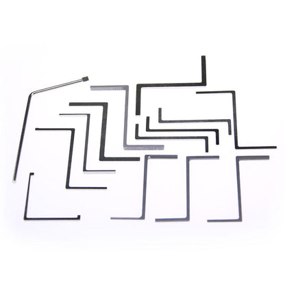 HUK 14 Pieces Tension Wrenches and Turning Tools Set