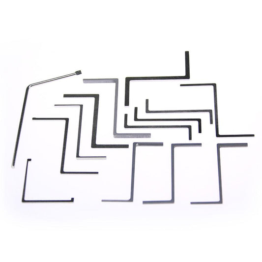 HUK 14 Pieces Tension Wrenches and Turning Tools Set