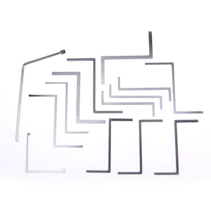 HUK 14 Pieces Tension Wrenches and Turning Tools Set