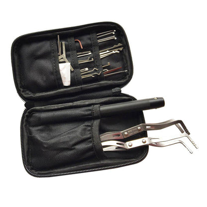 HUK 20 Lock Pick Set with LED – Interchangeable Handle