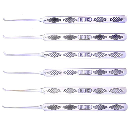 HUK 6 Piece Hook Pick Set – Splendid Quality