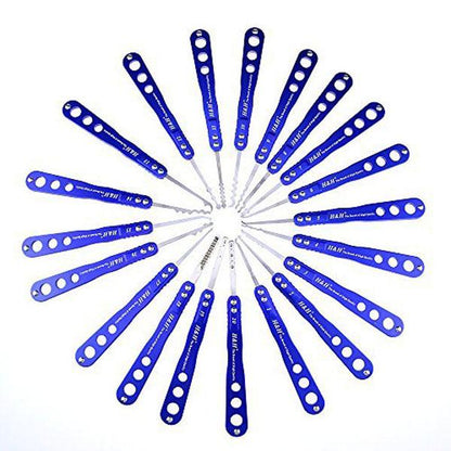 H&H 30 Lock Picks Set Transparent Practice Padlock Bundle