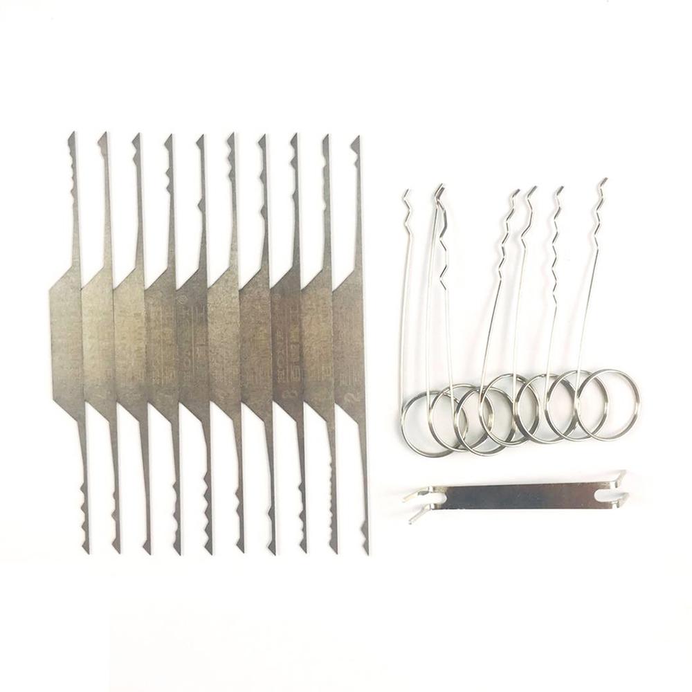 Superb 10 Piece Wave Lock Rake Set