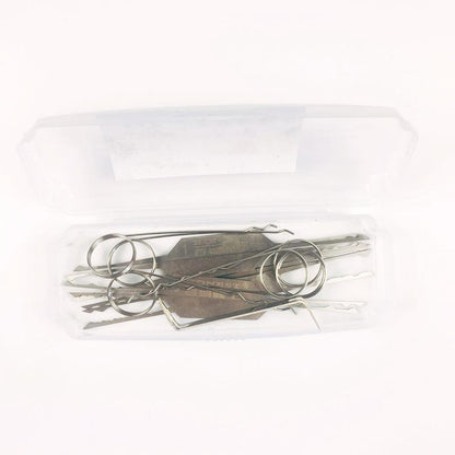 Superb 10 Piece Wave Lock Rake Set