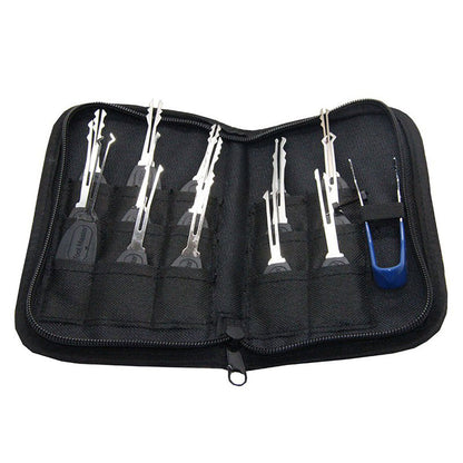 KLOM 15 Piece Wafer Lock Rake Pick Set