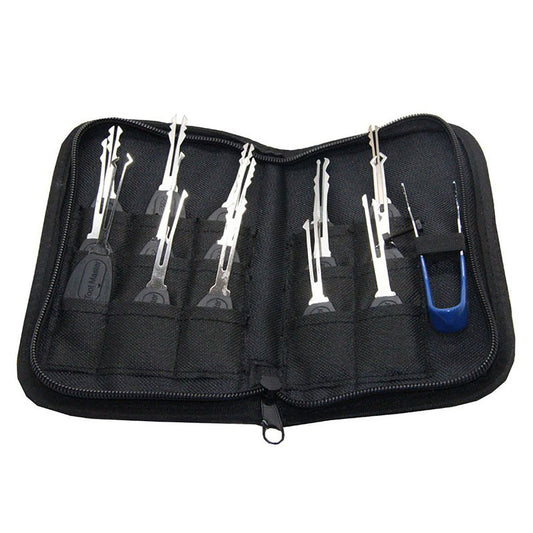 KLOM 15 Piece Wafer Lock Rake Pick Set