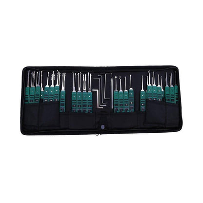 KLOM 32 Pieces Lock Pick Set (Leather Bag)
