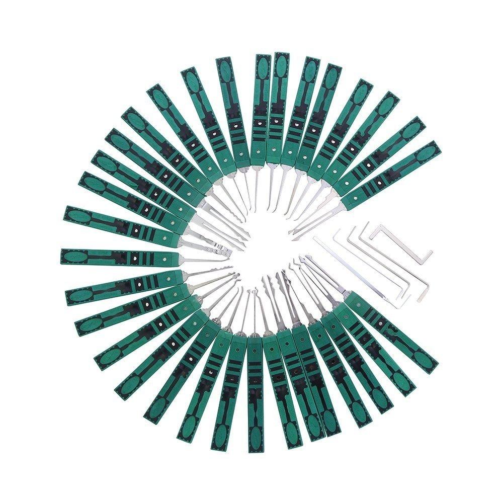 KLOM 32 Pieces Lock Pick Set (Leather Bag)