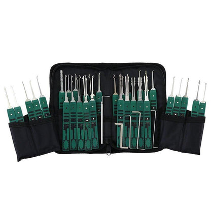 KLOM 32 Pieces Lock Pick Set (Leather Bag)