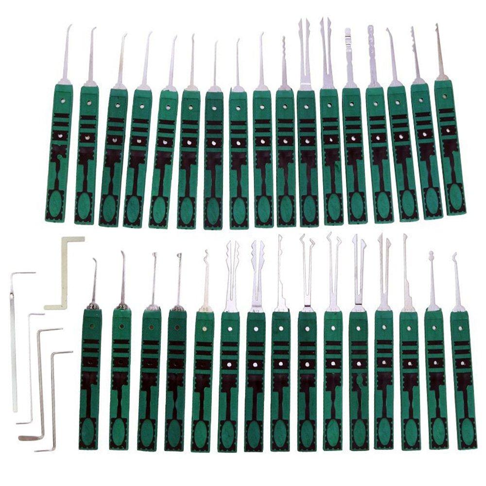 KLOM 32 Pieces Lock Pick Set (Leather Bag)