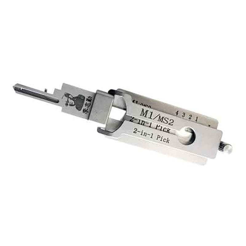 Mr. Li's Original Lishi M1/MS2 2in1 Decoder and Pick for Master Padlocks
