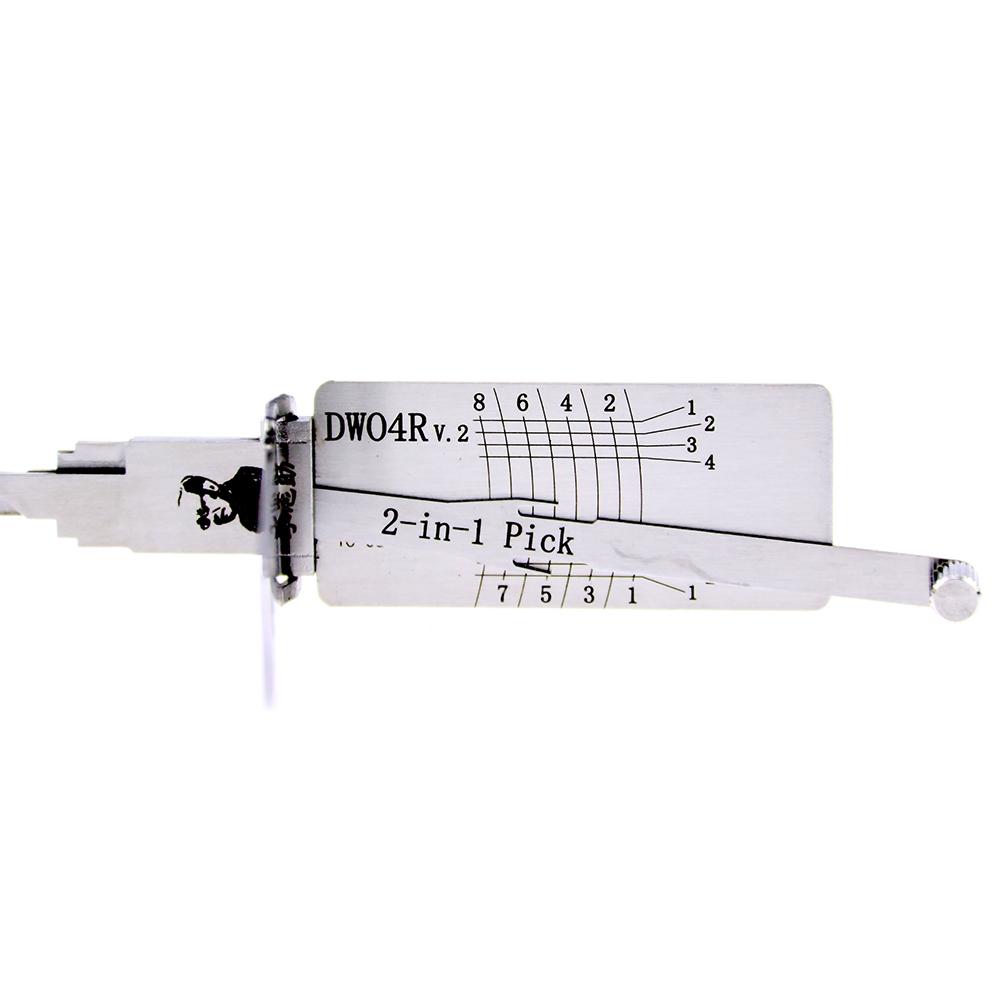 Mr. Li's Original Lishi DWO4R 2in1 Decoder and Pick for Chevrolet, Daewoo